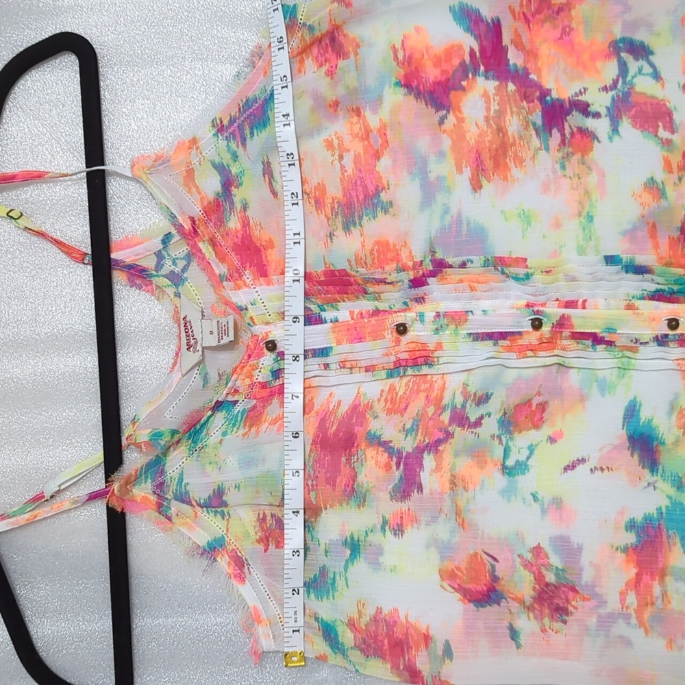 Arizona Jean Company Neon Tank Top Women's Size M - Picture 6 of 7